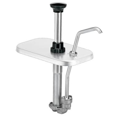 Server Products 82100 S/S Pump For Shallow Jar With Slanted Rail