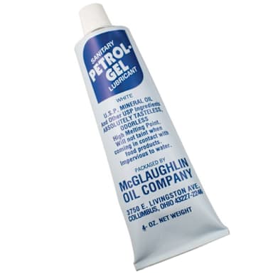 McGlaughlin Oil PETROL-GEL 4 Oz. Sanitary Lubricant Tube - 1 / TB