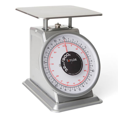 Taylor® Precision THD32 HD S/S Oval 32 Oz. x 1/8 Oz. Portion Scale