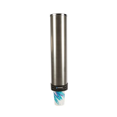 San Jamar® C3500P Stainless Pull-Type 32-46 Ounce Cup Dispenser