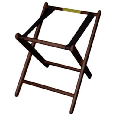 Old Dominion A-2 Walnut Finish Hardwood 24" High Infant Carrier Stand
