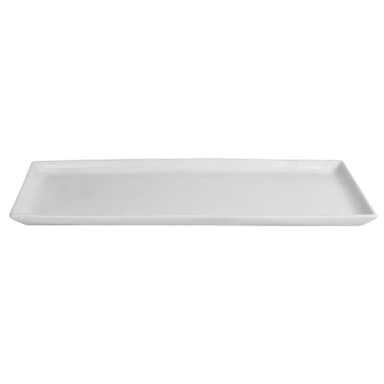 Bugambilia PU002WW White 20.2 Oz Rectangular Gourmet Platter