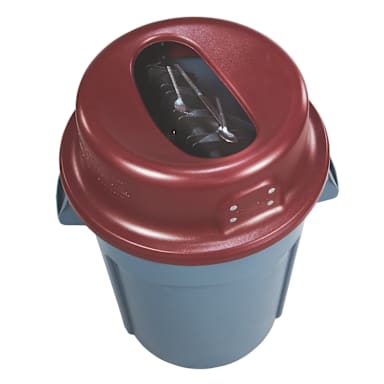 San Jamar® KA4400 KatchAll® 44 Gallon Round Flatware Retriever