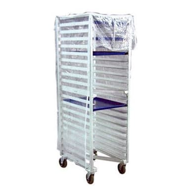 New Age Industrial 1359 HD Clear Vinyl Rack Cover with Two Zippers