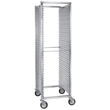 Cres Cor 200-1841A Aluminum 39-Pan Corrugated Sidewall Utility Rack