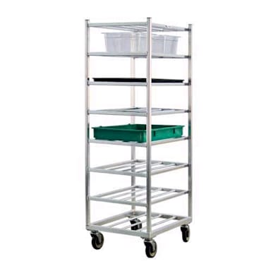 New Age Industrial 1358 Mobile Universal Open Frame Cart with Shelves