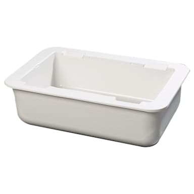 Carlisle CM104202 Coldmaster White Deep Full-Size Coldpan