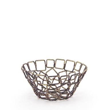 FOH BBK012GOI23 Coppered Wireware 5.5" Link Bowl