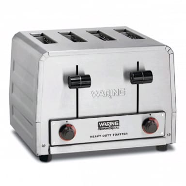 Waring® Commercial WCT800 120V Heavy-Duty 2200W 4-Slot Toaster