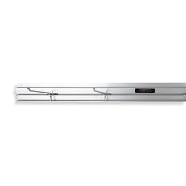 H.A. Sparke SRK-2 Aluminum 24" Utensil Rack with 8 Hangers