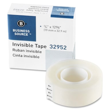Business Source BSN32952 Invisible Tape - 1 / RL