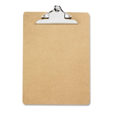 Business Source BSN65637 Brown 9" x 12-1/2" Clipboard