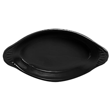 Diversified Ceramics DCI629BK Black 15 Oz. Welsh Rarebit Dish 12 / CS