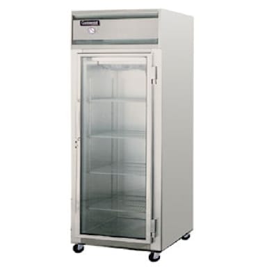 Continental 1R-GD 20 Cu Ft Reach-In Glass Door Display Refrigerator