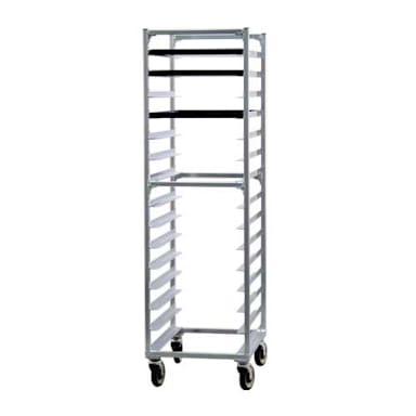 New Age 1332 Aluminum End Loading 15 Pan Capacity Bun Pan Rack