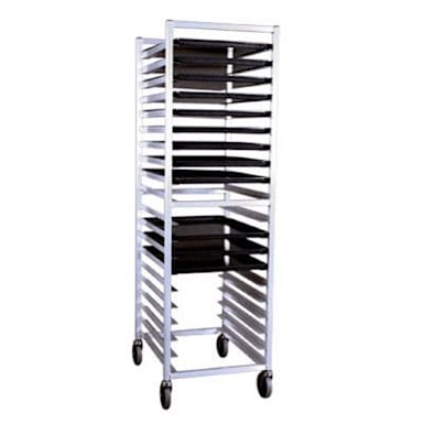New Age Industrial 6331 Aluminum 20 Pan Rack with Angled Guides