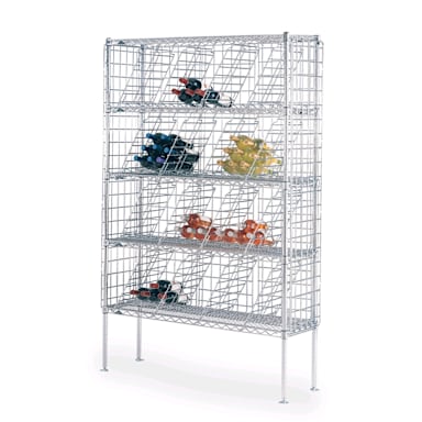 Metro WB257C Super Erecta Chrome 14 x 48 Bulk Storage Wine Shelving