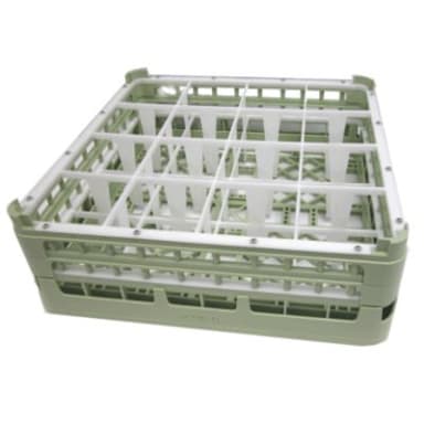 Vollrath® 5272211 Light Green Medium 49 Compartment Glass Rack