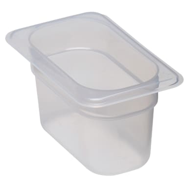 Cambro 94PP190 Translucent Ninth Size x 4" Deep Food Pan