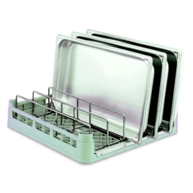 Vollrath 5266910 Light Green Standard Open End Pan Rack with Insert