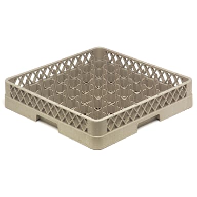 Traex® TR9 Beige 49 Compartment Glass Rack