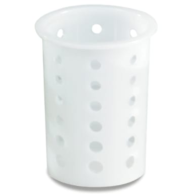 Vollrath® 52643 White Plastic Silverware Cylinder