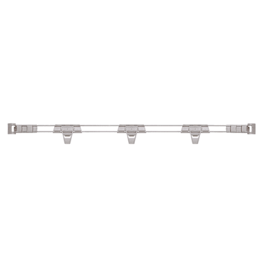 Metro MQL48-2S MetroMax Q 48" S/S Stackable Back Shelf Ledge