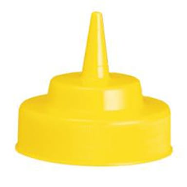 TableCraft 63TM Yellow 63mm Cone Tip for WideMouth Dispenser - Dozen