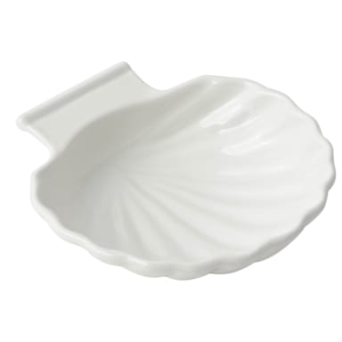 Bon Chef 5046 WHITE Sandstone 12 Oz. Shell Dish