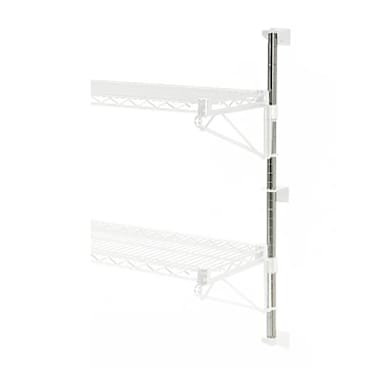 Darling Foodservice 24" Chromate Wall Mount Post Set