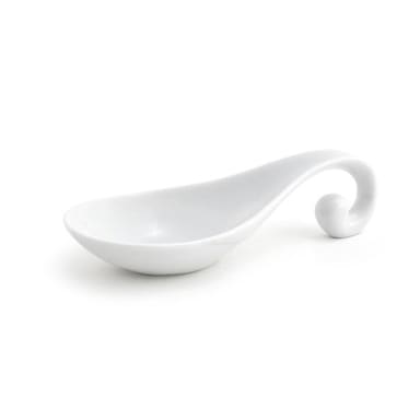 FOH FSP008WHP23 Swirl Porcelain 4.5" Spoon