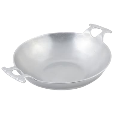 Bon Chef 6051 PEWTER Aluminum 8 Qt. Wok with Handles