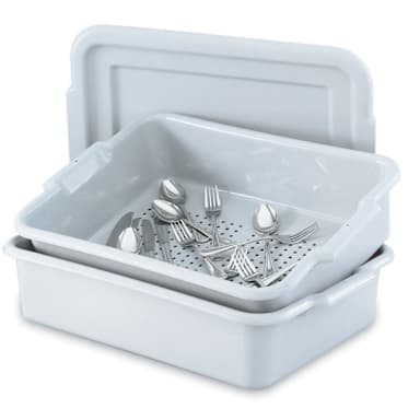 Vollrath® 52619 Gray Silverware Soak System