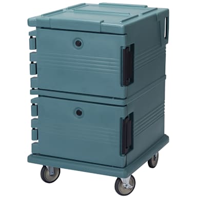 Cambro UPC1200401 Ultra Camcart Slate Blue 90 Qt. Food Pan Carrier