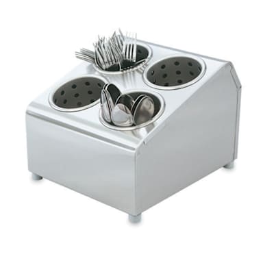 Vollrath® 97240 Silv-A-Tainer 4-Hole S/S Silverware Dispenser