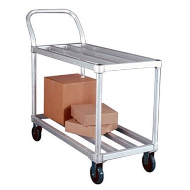 New Age 95661 Aluminum Tubular 700 lb Capacity Stock Cart with Casters