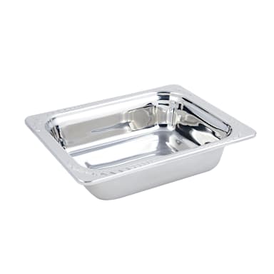 Bon Chef 5409 Laurel S/S Half Size x 2.75" D Food Pan