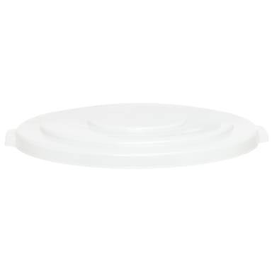 Continental 1002WH White Lid For Round 10 Gal Huskee Receptacles