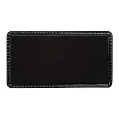 Elite Global Solutions M1581-B Venetian Black Rectangular Tray
