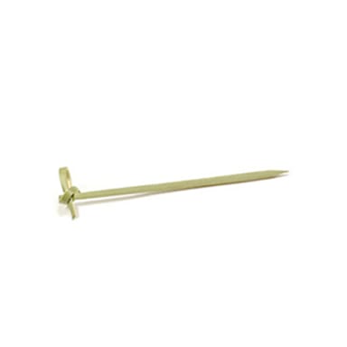 FOH AST012NAB83 Natural 3.5" Knotted Bamboo Pick