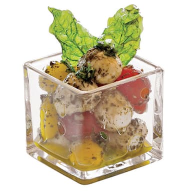 FOH ASA012CLG23 Clear 5 Ounce Square Sampler Glass