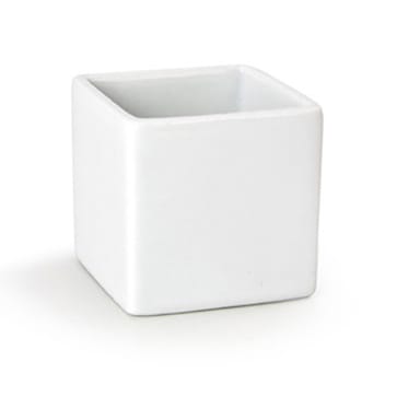 FOH ASC015WHP23 Canvas 3 Ounce Square Ramekin