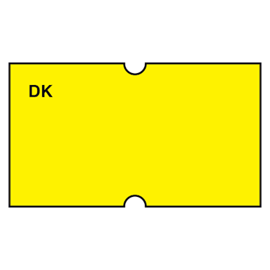 DayMark IT120545 Blank Yellow Label For DM-3 Label Gun - 1000 / RL