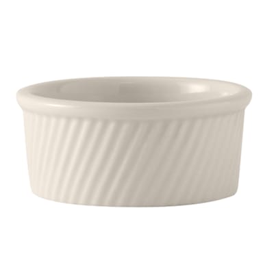 Tuxton BEX-1604 13.5 Oz. Round Swirl Souffle