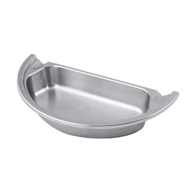 Spring USA® 372-66/36/12 2 Qt. S/S Half Round Insert for Servers