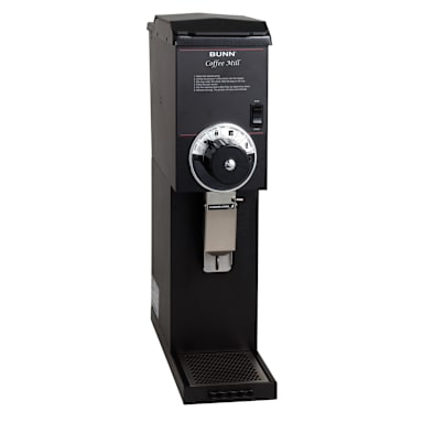 BUNN® 22100 G3HD Black Bulk Coffee Grinder with 3 Lb. Hopper