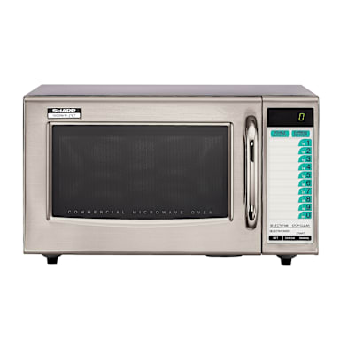 Sharp R-21LTF Medium-Duty 1000W Commercial Microwave