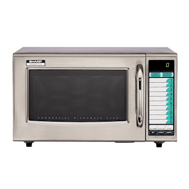 Sharp Microwaves R21LVF 1000W Light Duty S/S Microwave Oven