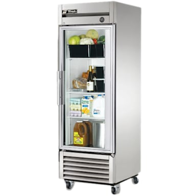 True T-23G-HC~FGD01 LEFT HINGE Glass Door Reach-In Refrigerator