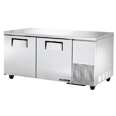 True® TUC-67-HC S/S 4-Shelf 20.6 Cu Ft Undercounter Refrigerator